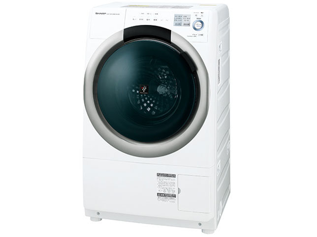 シャープ ES-S7A-WL ドラム式洗濯乾燥機 ホワイト系・左開き