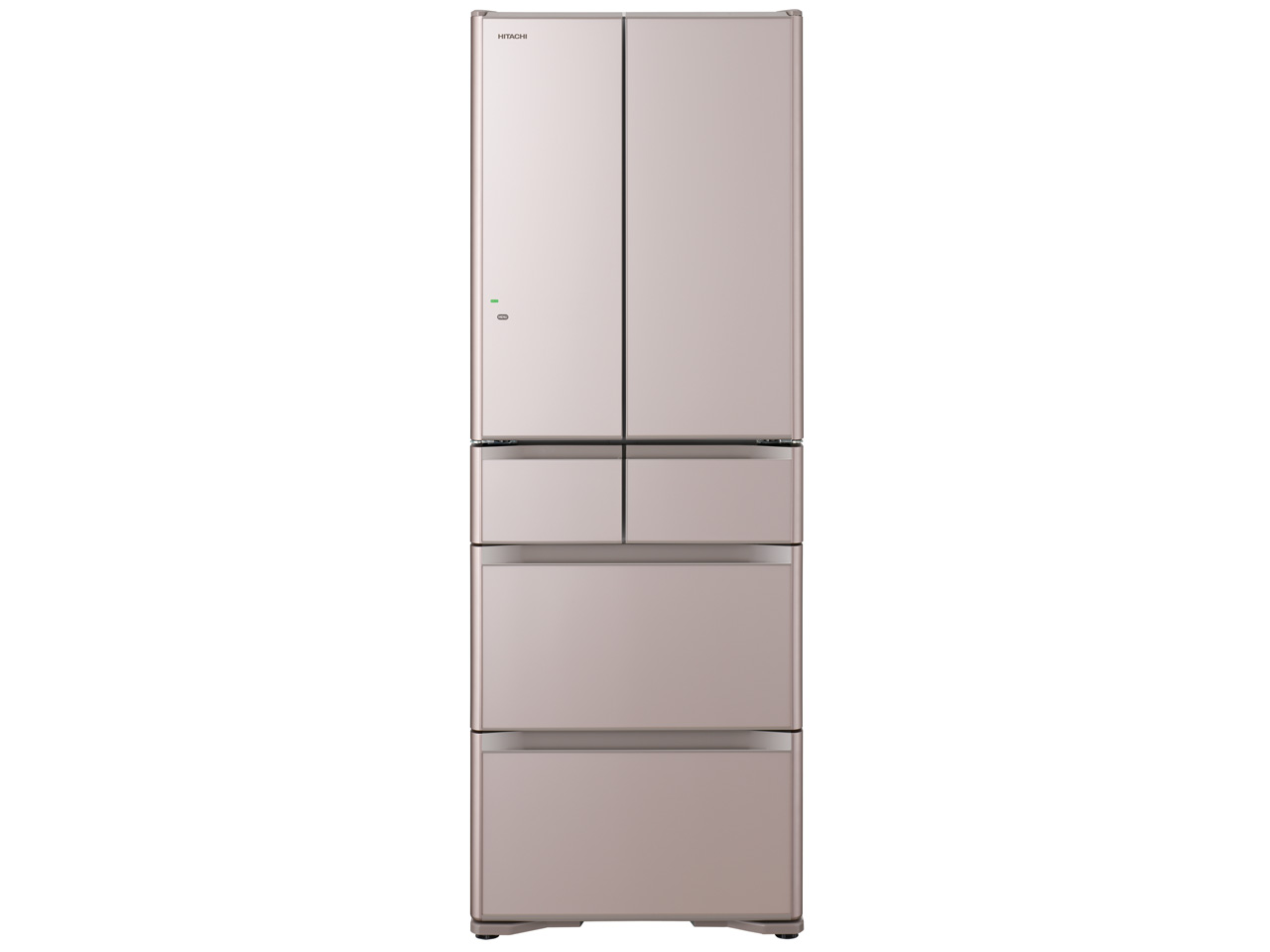 日立 R-XG4300G-XN 6ドア冷蔵庫(430L・フレンチドア) クリスタルシャンパン